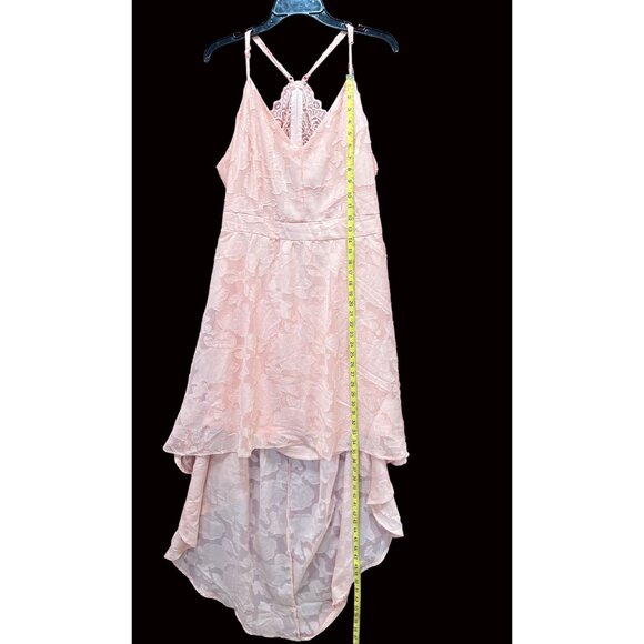 Rue 21 - Women's Summer Sleeveless High Low Hem Ruffle Dress - Pink - 2X - Picture 8 of 16